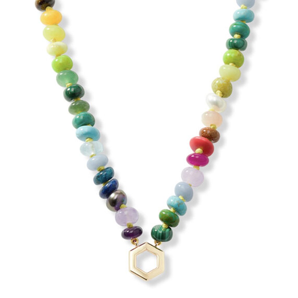 22 Rainbow Bead Foundation Necklace