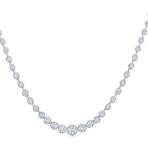 Starry Night Riviera in 18K White Gold